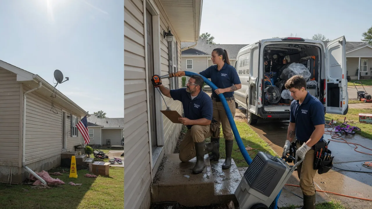 Ceiling Water Damage Restoration in Gilmer, TX near me